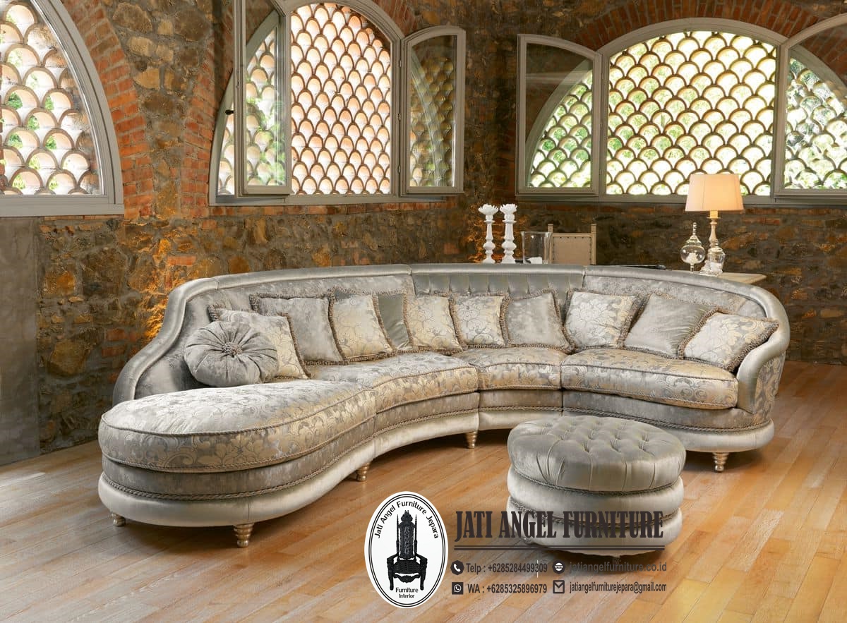 Set Sofa Ruang Tamu Mewah Klasik Modern Airone- Model Kursi Tamu Jatiangelfurniture