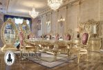 Meja Makan Mewah Klasik Modern Victorian Eropa, Toko Furniture Online, Jatiangelfurniture