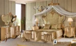 Bedroom Set Kamar Tidur Klasik Gold Modern Turkian