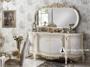 Set Meja Konsol Hias Ukiran Mewah Jepara