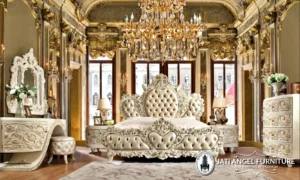 Dekorasi Kamar Tidur Mewah Elegan Warna Putih Aesthetic