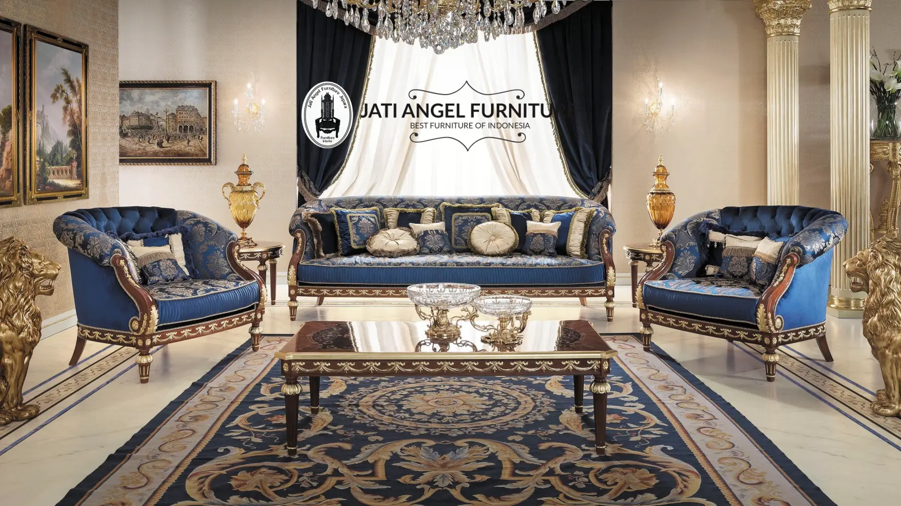 Sofa Tamu Klasik 311 Luxury Jepara