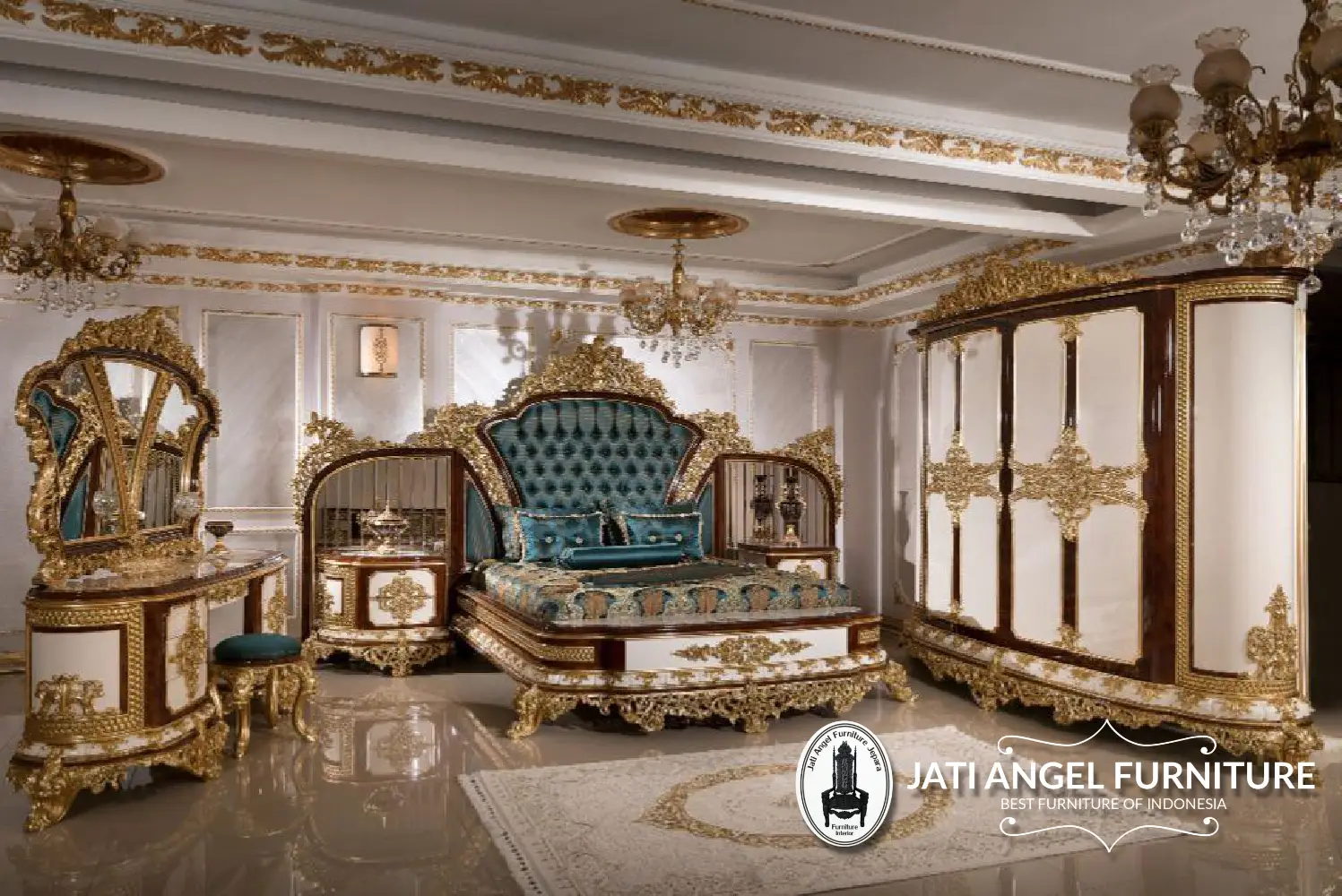 Bedroom Set Classic Tempat Tidur Ukir Jepara