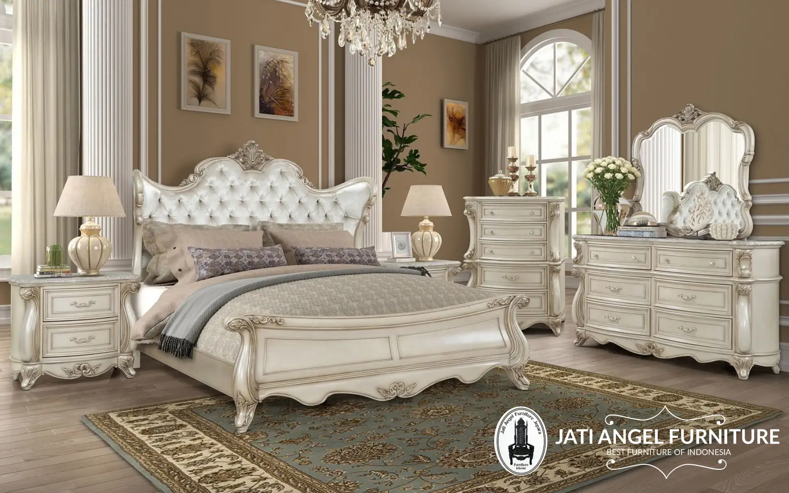 Kamar Set Modern Klasik Monique Terbaru Jepara