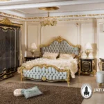 Model Tempat Tidur Klasik Eropa 1 Set