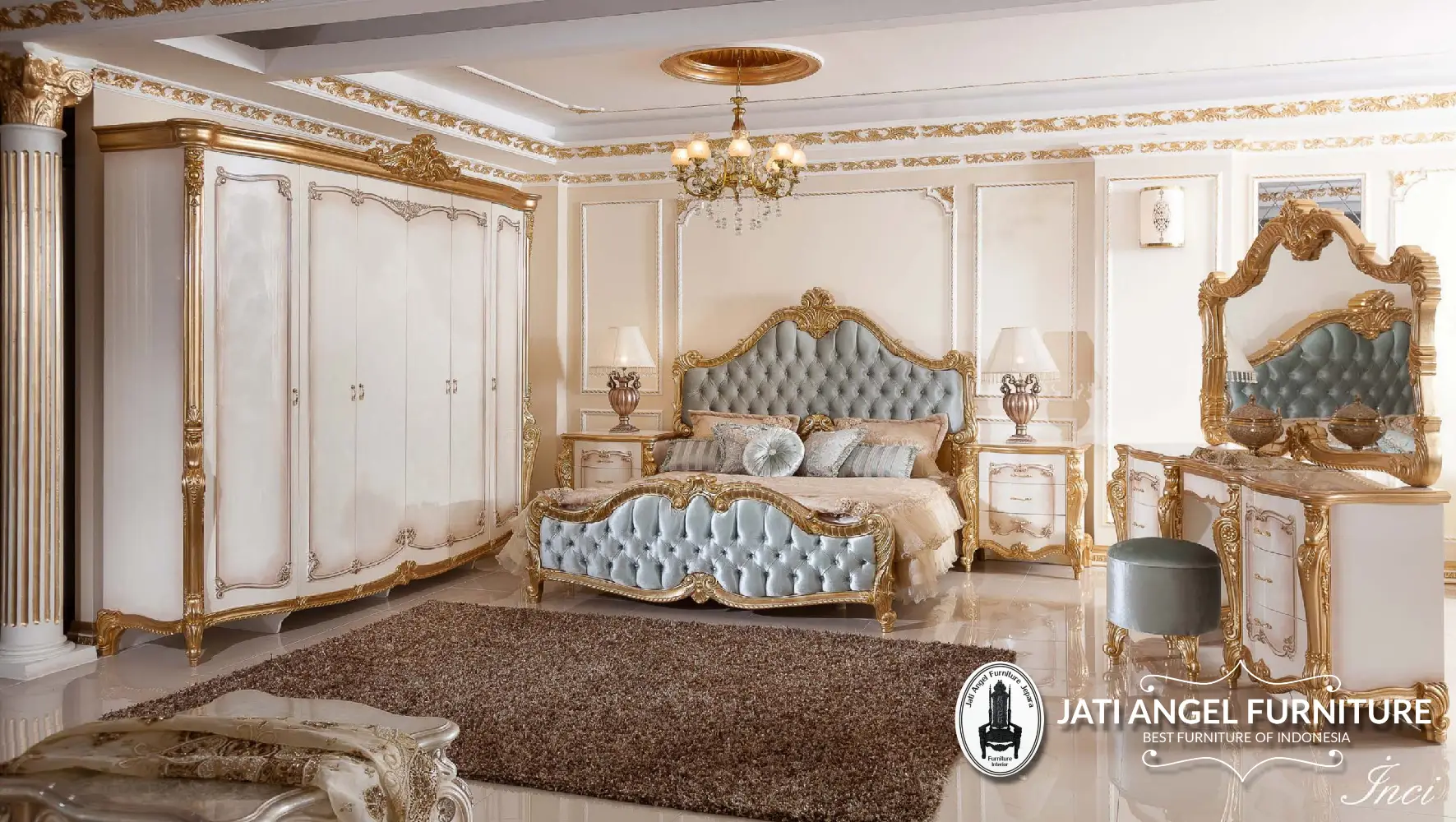 Set Tempat Tidur Custom Klasik Jepara