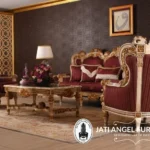 Set Kursi Sofa Tamu Mewah Klasik Jepara Gaya Istana