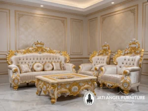 Sofa Tamu Klasik Mewah Terbaru Ukir Jepara