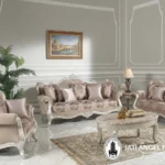 Sofa Tamu Mewah Jepara Klasik Silver Best Seller