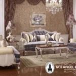 Sofa Tamu Mewah Klasik Jepara Jati Angel Furniture